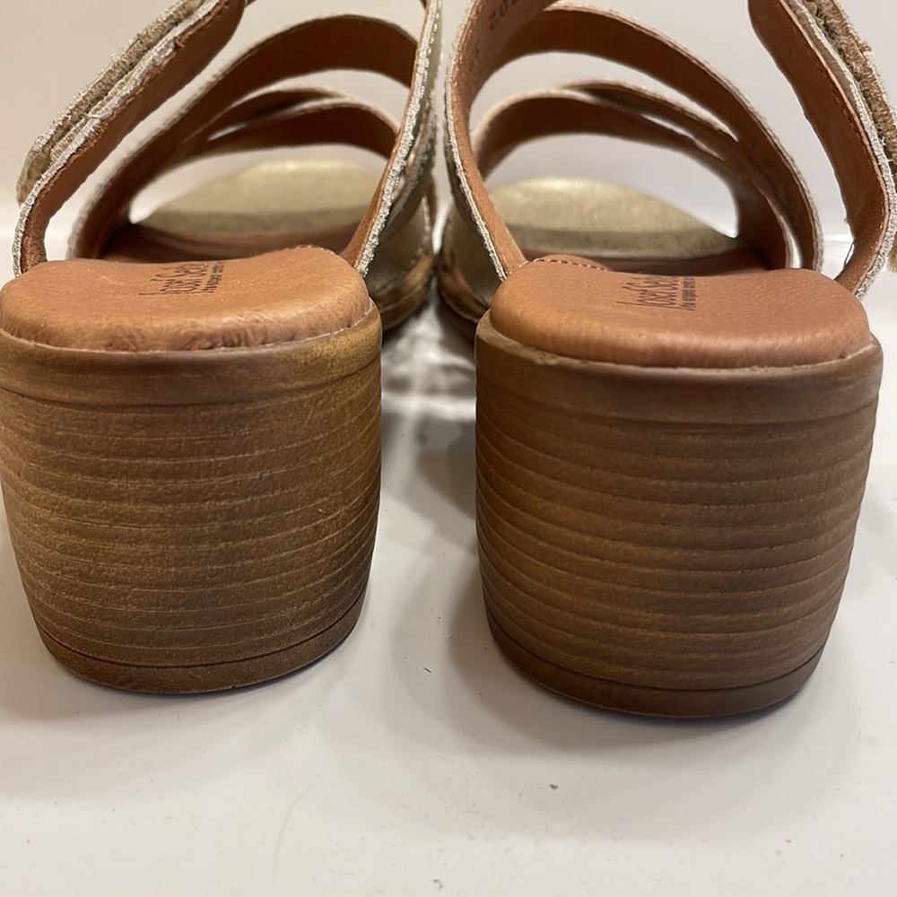 Josef Seibel Leather Belbedere Juna 04 Slide Sandals - Size 8 1/2 - Picture 4 of 9
